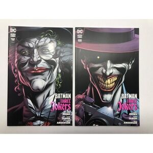 BATMAN: THREE JOKERS #2  And #3~ Jason Fabok ~ 2 book Variant Lot